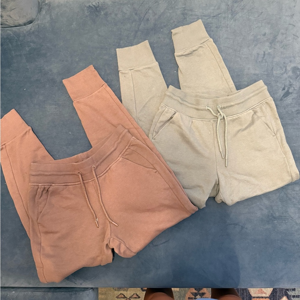 90 Degree By Reflex brown and green Sweatpants